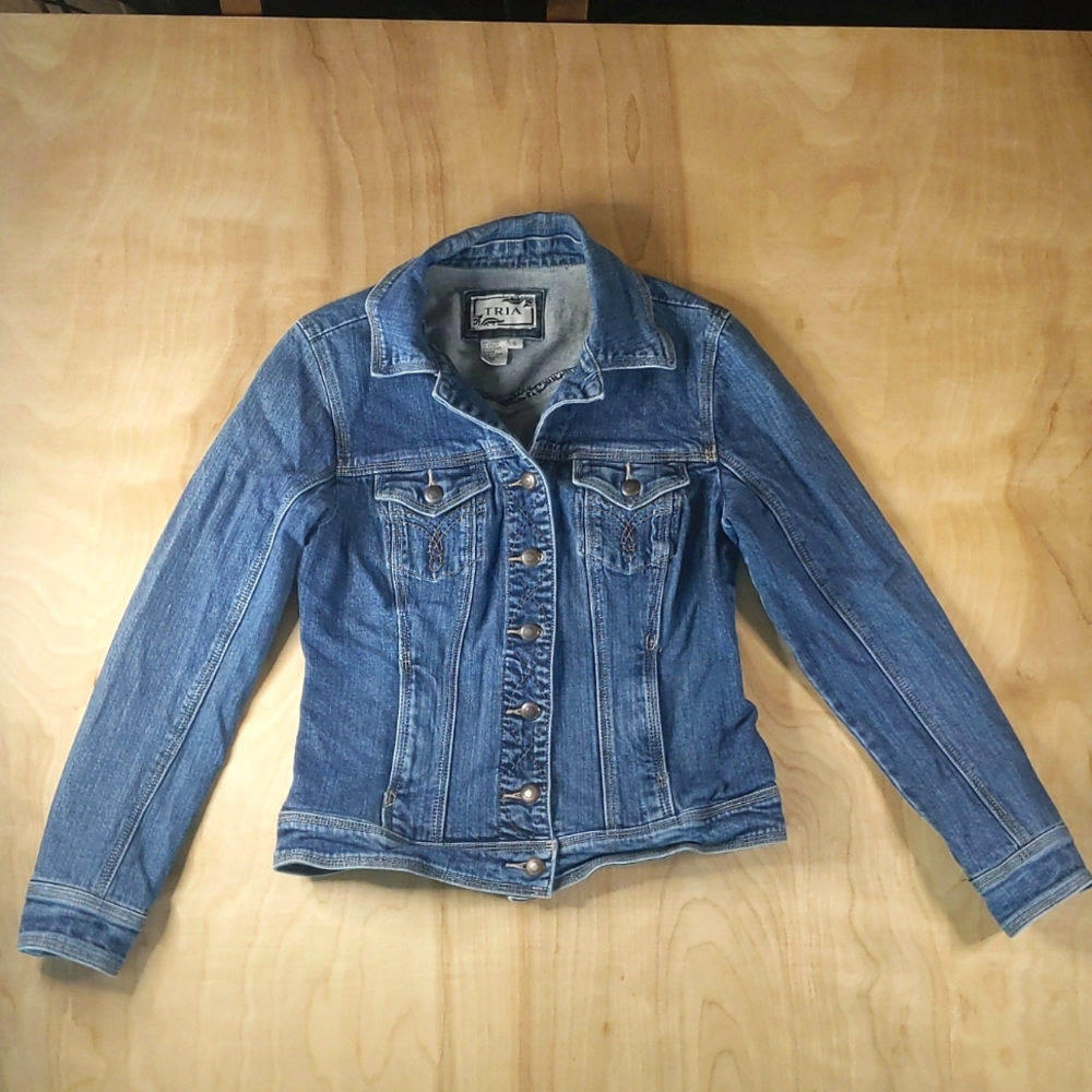 TRIA Medium Wash Denim Jacket